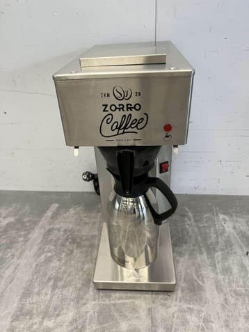 Machine à café Zorro en acier inoxydable Machine à café 230V, Articles professionnels, Verzenden