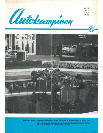 1961 AUTOKAMPIOEN MAGAZINE 04 NEDERLANDS, Ophalen of Verzenden, Nieuw