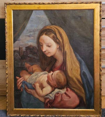 Carlo Maratta (1625-1713), D’après - Madonna mit Kind