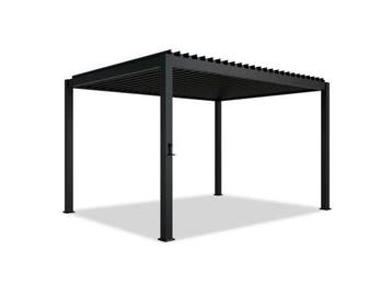Veiling - Pergola / lamellendak - Tahiti - 3x4 m - antraciet, Nieuw