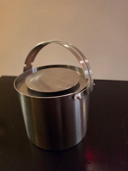 Stelton - Arne Jacobsen - Ijsemmer - 1 L. - Staal - Steltons, Antiek en Kunst, Antiek | Keukengerei