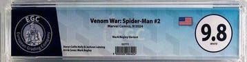 Venom War: Spider-Man #2 - EGC 9.8 - 1 Graded comic - Eerste