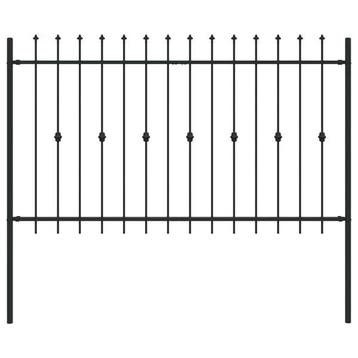 Spike Fence 200x166cm | 34% Korting | Retour Deal, Tuin en Terras, Verzenden, Zo goed als nieuw, Overige materialen, Spijlenhekwerk