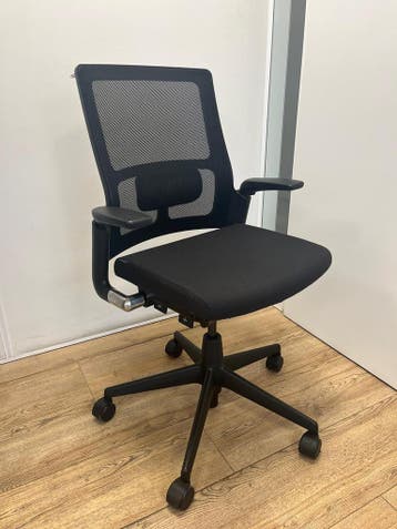 Refurbished Ahrend Bureaustoel - Model: Ahrend 2020 Verta, Verzenden, Zwart, Zo goed als nieuw, Bureaustoel