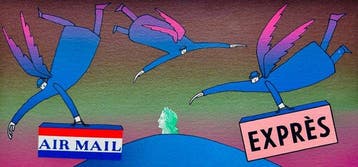 Jean-Michel Folon (1934-2005) - Air Mail / Exprès