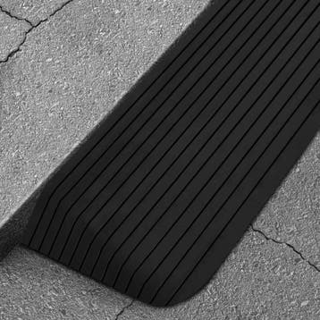 vidaXL Drempelhulpen 2 st 110x41x5 cm rubber, Verzenden