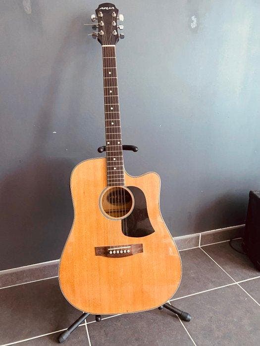 Aria - AW-20CEN - - Elektro-akoestische gitaar (Zonder, Musique & Instruments, Instruments à corde | Guitares | Acoustiques