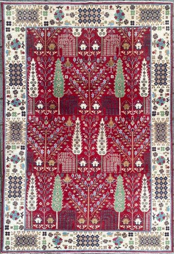 Afghan Art - Ongebruikt - Tapijt - 290 cm - 194 cm