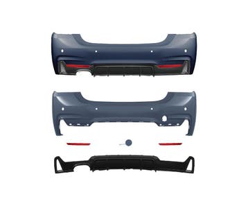 Performance Look Achterbumper BMW 4 Serie F32 F33 B5521, Auto-onderdelen, Nieuw, Achter, BMW, Bumper