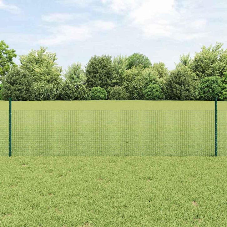 vidaXL Gelast Draadhek met Paal 10 x 0,5 m (B x H), Tuin en Terras, Tuinhekken en Hekwerk, Nieuw, Verzenden