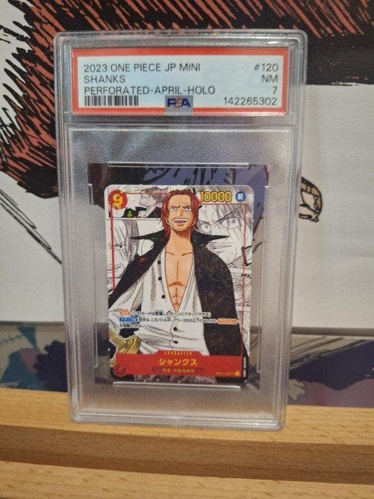 Bandai Graded card - One Piece - Shanks - PSA 7, Hobby en Vrije tijd, Verzamelkaartspellen | Overige