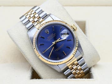 Rolex Datejust Ref. 16233 Year 1996 (Box & Papers), Bijoux, Sacs & Beauté, Ophalen of Verzenden, Polshorloge