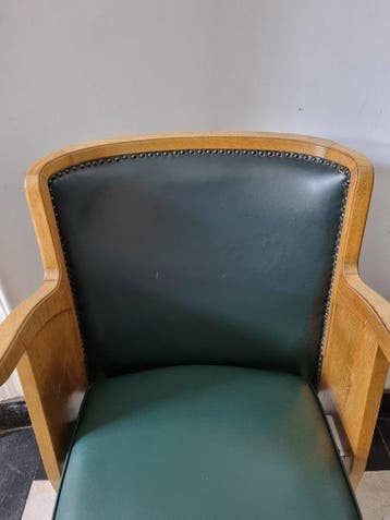 Fauteuil - Hout - Bioscoopstoel – historische klapstoel van