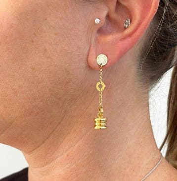 Bvlgari - Boucles doreilles - B.zero 1 - 18 carats Or jaune, Nieuw