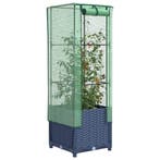 vidaXL Plantenbak verhoogd met kashoes 40x40x139 cm, Verzenden, Nieuw