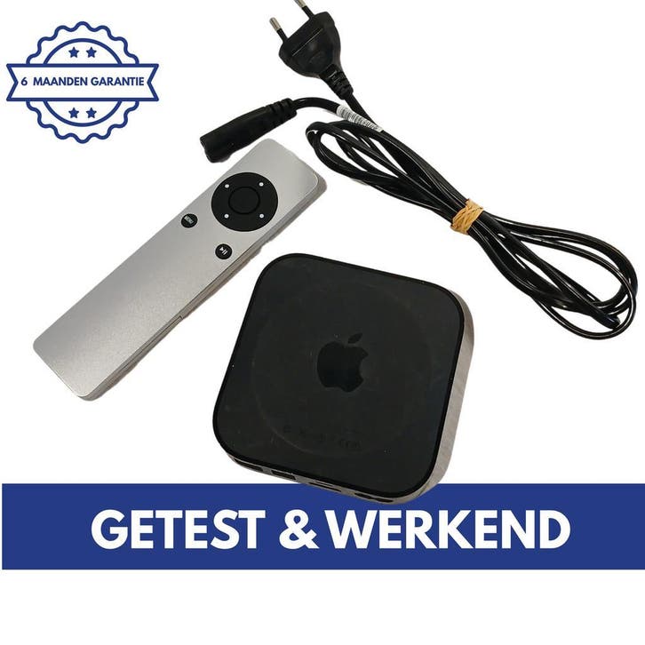 Apple TV A1378 | Apple TV 2 | Media Speler | Apple TV HD, Audio, Tv en Foto, Mediaspelers, Gebruikt, HDMI, Optische audio, Minder dan 500 GB