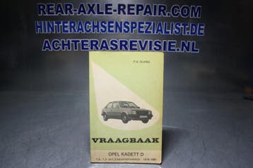 Vraagbaak Opel Kadett D 1979 - 1981 benzinemodellen., Verzenden