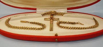 Zonder minimumprijs - Ketting met hanger - 9 kt.