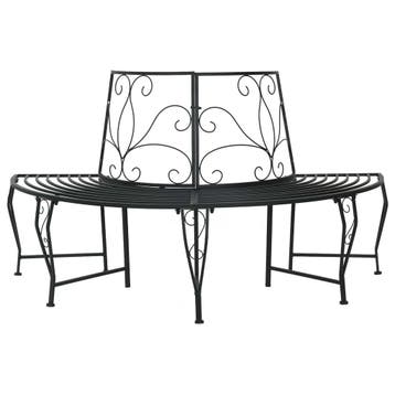 vidaXL Boom Bank 4-Aantal zitplaatsen 160 x 80 x 89 cm Staal, Verzenden