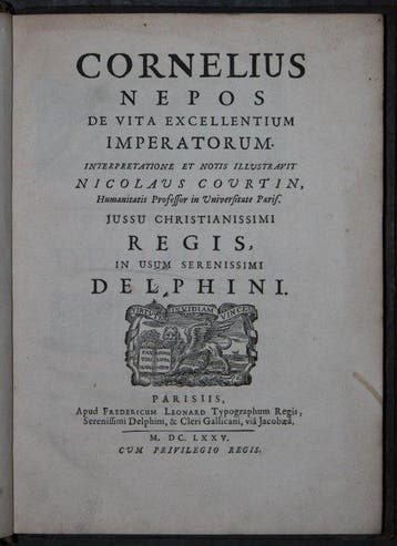 Cornelius Nepos - De vita excellentium imperatorum.