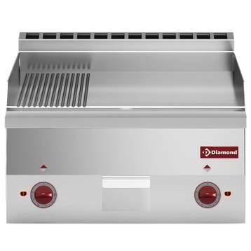 Bak-/Grillplaat | PRO 600 | Elektrisch | Glad/Gegroefd, Verzenden