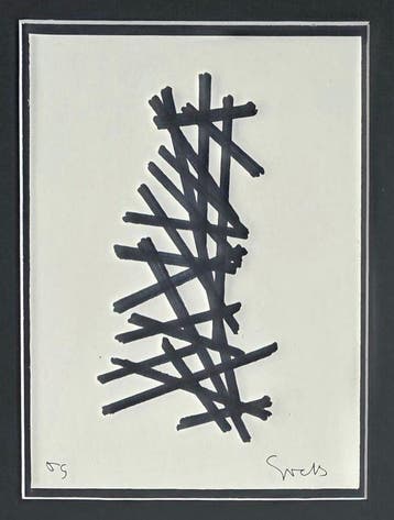 Siep Van Den Berg (1913-1998) - abstract geometrisch, Antiek en Kunst
