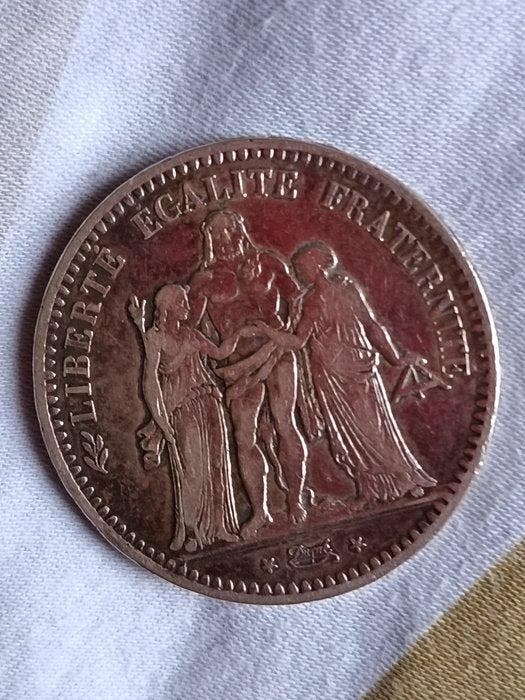 Frankrijk. 5 Francs 1849-A Hercule (Zonder minimumprijs), Postzegels en Munten, Munten | Europa | Niet-Euromunten