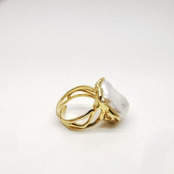 Parel - Argento 925 - Ring - Perla Edison