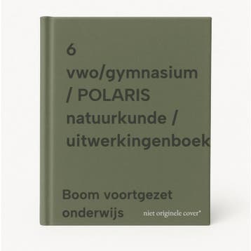 6 vwo/gymnasium / POLARIS natuurkunde / uitwerkingenboek, Boeken, Verzenden, Gelezen, Boom voortgezet onderwijs