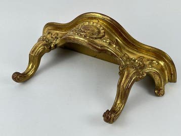 Wanddecoratie - Een vergulde wandconsole, Antiek en Kunst
