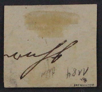 Beieren 1849 - Bayern 4 I, 6 Kr. Zeldzame Type I van