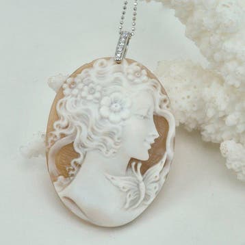 Argent, SANS PRIX DE RÉSERVE - Camée - Caméo incisé à la, Antiek en Kunst