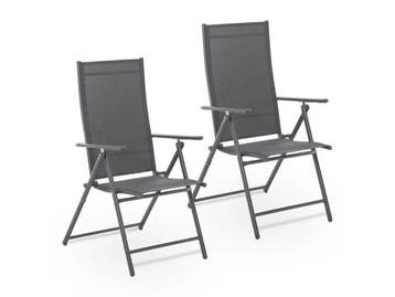 Veiling - Tuinstoel / Kampeerstoel Calena - Set van 2