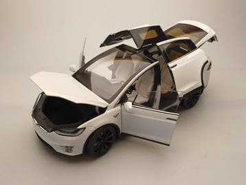 Tesla-models 1:18 - Voiture miniature - Tesla Model X -