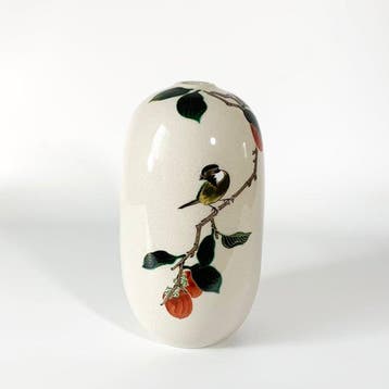 Kutani-yaki, Ryuzan Kiln() - Mut Taizan() - Vaas -