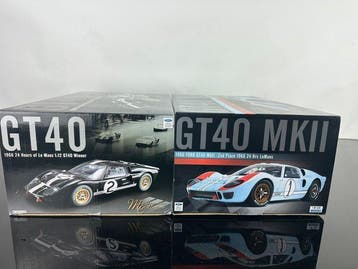 GMP 1:12 - Modelauto (2) - Ford GT 40 MK II - 1966 LeMans, Nieuw
