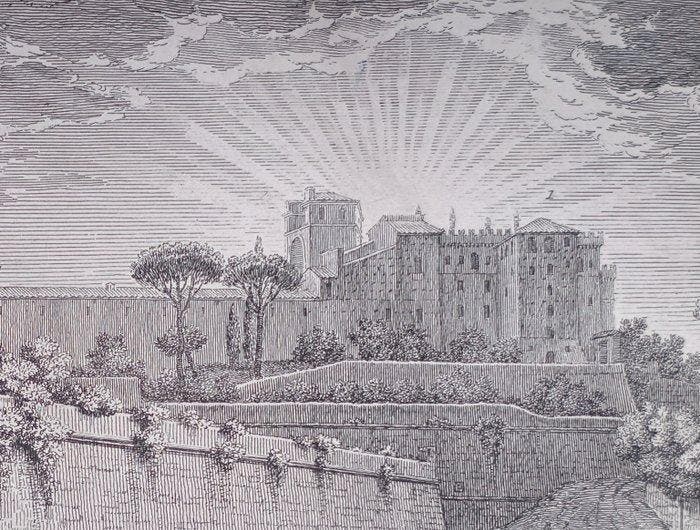 Giuseppe Vasi (1710-1782) - Porta Angelica, Antiek en Kunst, Antiek | Overige Antiek