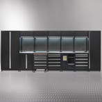 Datona Werkplaatsinrichting PREMIUM met RVS werkblad 500 cm, Ophalen of Verzenden, Nieuw