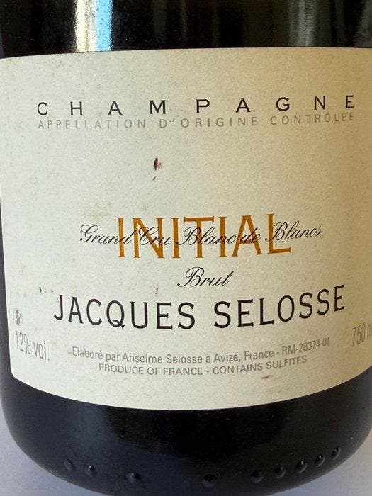 Jacques Selosse, Initial - Champagne Blanc de Blancs, Brut,, Verzamelen, Wijnen