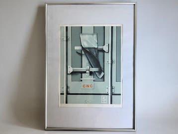 Peter Klasen (1935) - Wagon SNCF (années 1980) – Estampe