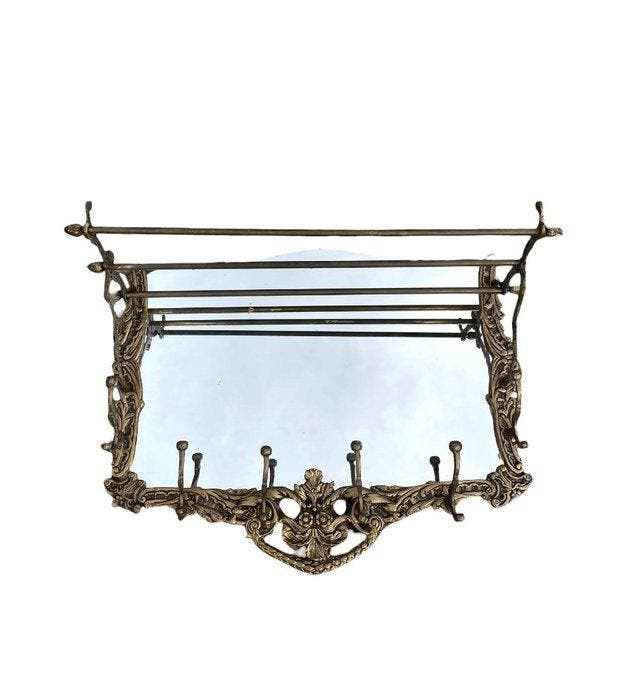 Miroir - Bronze, Laiton, Verre, Antiquités & Art, Curiosités & Brocante