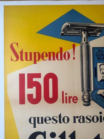 Anonymous - Manifesto Pubblicitario - GILLET- Telato