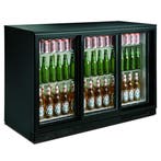 Barkoeler Zwart 298L | 3 schuifdeuren | 230V | Geforceerd |, Verzenden