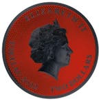 Tokelau. 2 Dollars 2022 1oz Tokelau Hibernia Black Platinum