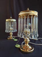 Tafellamp (2) - Metaal, Kristal