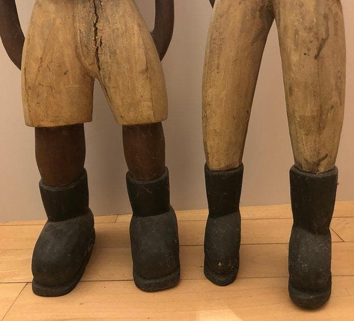 belgische Kolonialpolizei - Figuur - Congo, Antiek en Kunst, Kunst | Niet-Westerse kunst