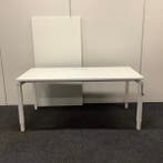 Slingerbureau 180x80 cm, hoogst verstelbaar 62-90 cm, wit, Huis en Inrichting, Bureaus, In hoogte verstelbaar, Gebruikt