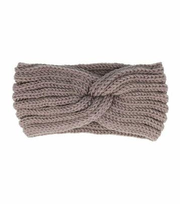 Haarband Twist 10cm – Effen Kleur – Gebreide Stof –, Nieuw