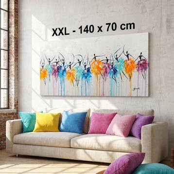Monika Spiewak - Abstract - Oil Painting Stretched On The