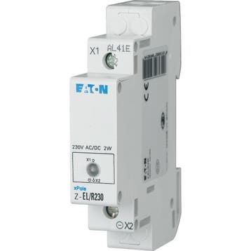 Eaton Feu de signalisation à une seule LED rouge 230 AC/DC -, Verzenden